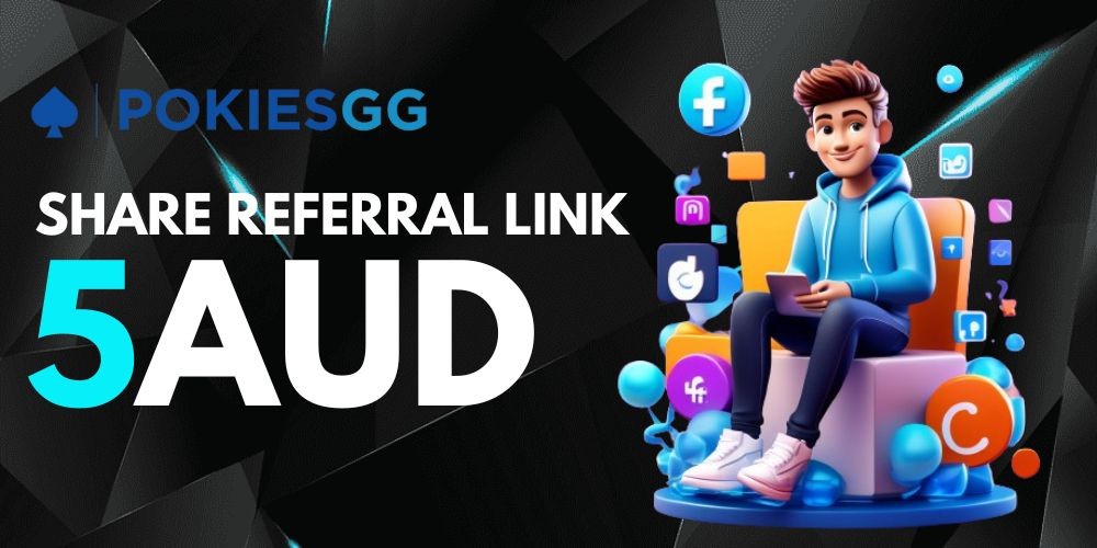 Share Referral Link 5AUD